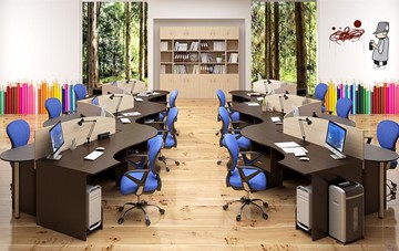 Набор мебели в офис SIMPLE с эргономичными столами и тумбами в Саратове - предосмотр 4